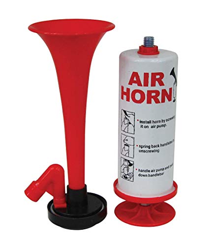 Streetwize SWHH Hand Horn Clam Pack  Hand Operated Air Horn with Pump Action, For Stag Parties, Rugby Matches (Pack of 3)