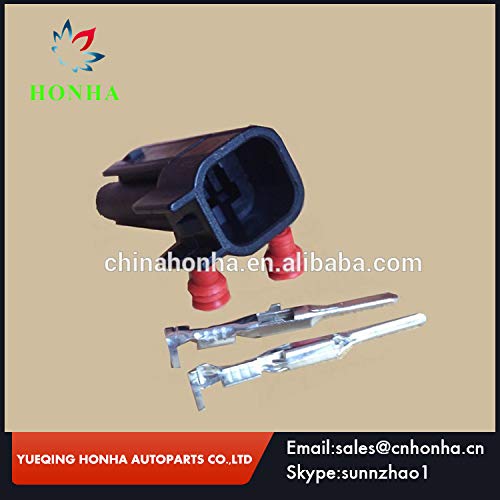 EV6 EV14 2 Pin Waterproof Male Wire Harness Fuel Injector Auto Connector - (Color Name: 50)