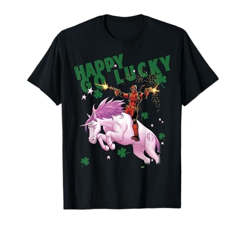 T-shirt Deadpool Marvel Licorne t-shirt geek imprimé vêtement humour comics