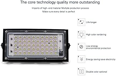 Miniatura 5 de 1 unids 50 W llevó la luz de inundación AC 110 V 120 V reflector al aire libre proyector LED lámpara de calle iluminación del paisaje (blanco frío)