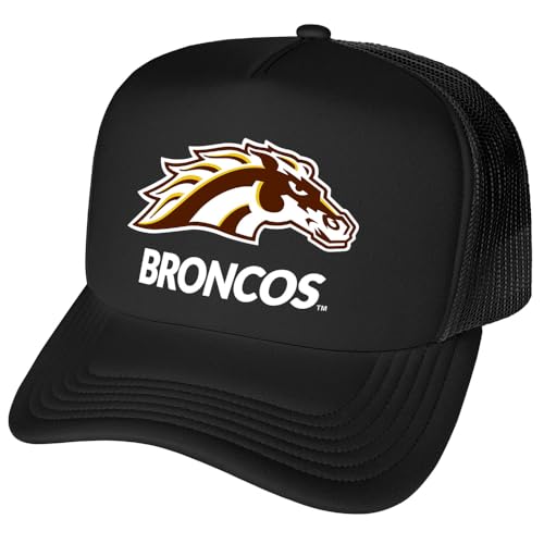 Western Michigan University Primary Snapback Trucker Hat - Unisex, Black