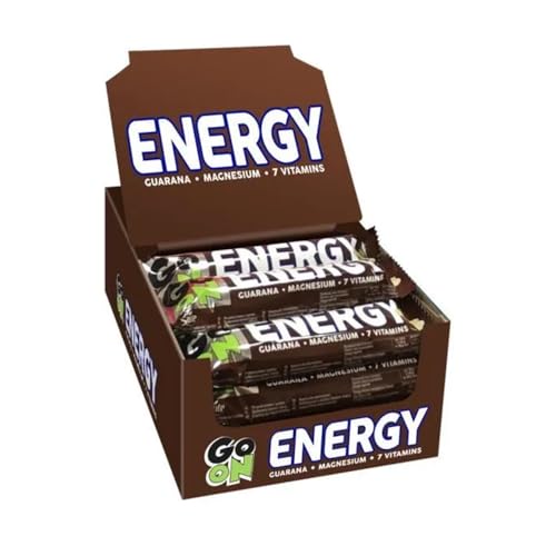 GO ON - Energie-Riegel mit Vitaminen, 24x45g, Nahrhafter Powerbar Nuss-Karamel, Gesunde Power Snack ohne Palmöl, Energieriegel für Fitness & Sport