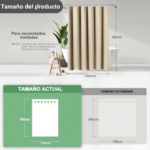 Consejos para Comprar Cortinas de baño de tela los 5 más buscados. 21 Imagen adicional
