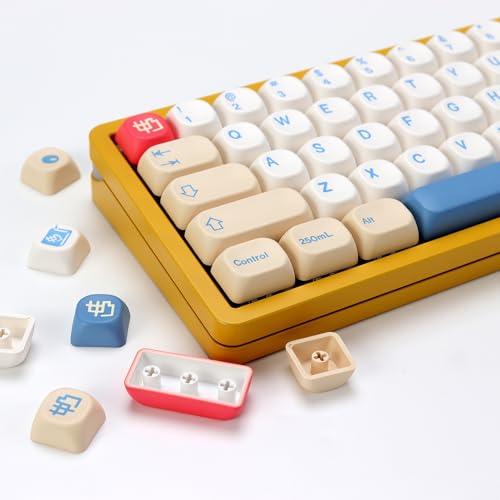 YMKPVR KBDiy ���� KOA �v���t�@�C�� �L�[�L���b�v 60 75 100% ���،^ PBT �L���[�g �J�X�^�� �L�[�{�[�h �L�[�L���b�v�A140 �L�[�L���b�v�Z�b�g Cherry Gateron MX �X�C�b�` ���J�j�J�� �L�[�{�[�h�p