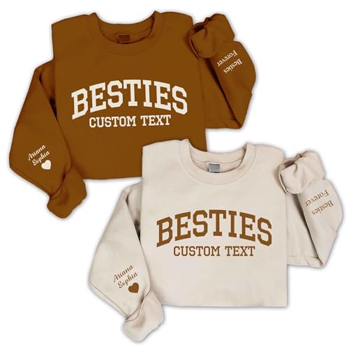 Personalized Best Friend Matching Outfits, Besties Gifts, Bestie Hoodies, Matching Bff Stuff, Bestie Hoodies, Bff Hoodies For 2 Girls, Bff Sweatshirts, Best Friend Sweatshirt, Bestie Stuff