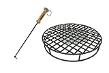 Walden Backyards Fire Pit Stoker Poker™ XL 46" & Walden Backyards Fire Pit Grate Round 29.5"