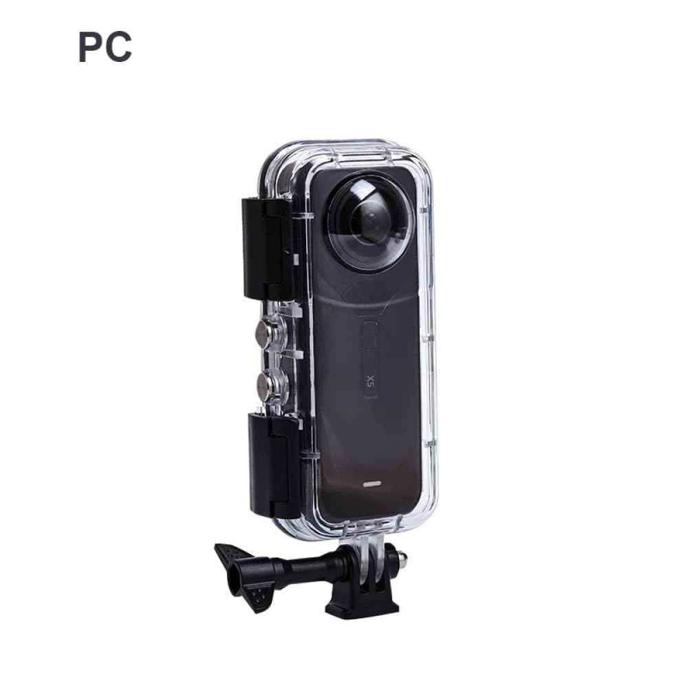 Custodia subacquea da 45 m per Insta 360 X5, custodia impermeabile per Insta 360 X5, accessorio invisibile per immersioni subacquee (PC)