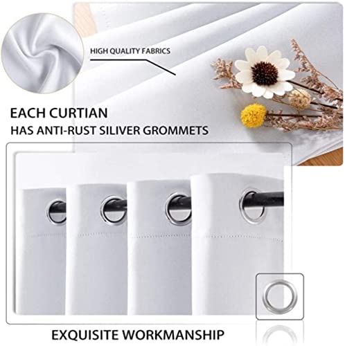 Blackout Curtains Red Christmas Tree Extra Long Curtains Blackout Curtains for Bedroom Eyelet Curtains for Living Room Bedroom Home Office, 66W x 90L Inch 2 Panels - Image 3