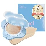 ETUDE [エチュード公式] クラウドフィルタークッション 15g(x1) SPF42 PA+++ クッションファンデーション セミツヤ肌 カラーコントロール 透明感 軽い付け心地 (ベージュ（健康的な肌色）, 15g)