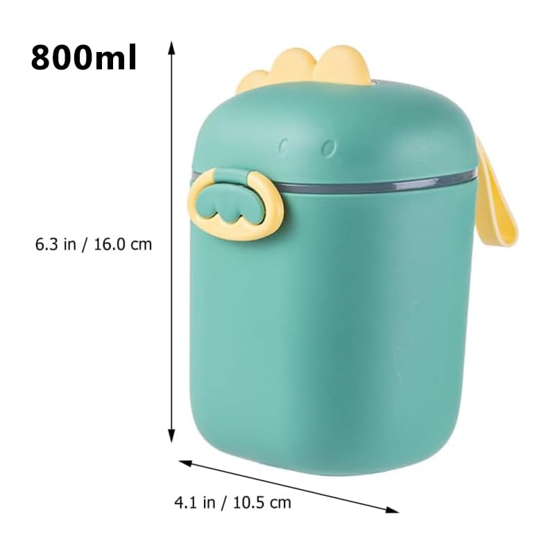 Cartoon Dinosaur, Milk Powder, Large Capacity, Double-Layer Thickened, Storage Container — view 2