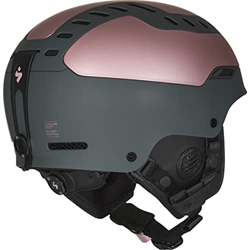 Sweet Protection Switcher Mips Helmet - Hybrid Hardshell Snowboarding And Ski Helmet Equipped With Ventilation And Audio Ready System, Matte Rose Gold, Large/X-Large #TOP2