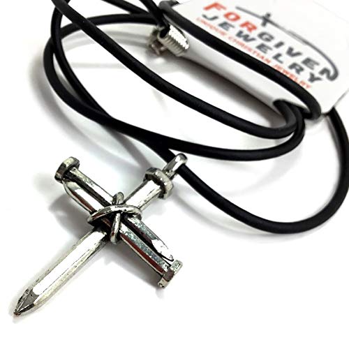 Forgiven Jewelry Antique Nail Cross Necklace #TOP3