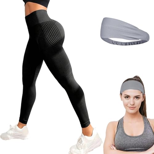 Genérico Leggins Vivacuerpo 3D Anticelulitico, Leggins Anticeluliticos Mujer, Viva Cuerpo Anticelulitis Leggins Mujer Push Up, Compresión 3D Leggings (FR/ES, Letras, M, Regular, Regular, Negro)