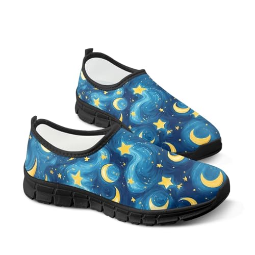 Image of Women's Loafers Slip On Slip Shoe Casual Walking Shoes Non Slip Work Shoes Mesh Athletic Sneakers