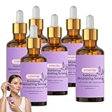 Peeling- und Feuchtigkeitsserum, Feuchtigkeitsspendendes Gesichtsserum für trockene, ölige und empfindliche Haut, Leichtes, nicht fettendes Gesichtsserum, Langanhaltende Feuchtigkeitspflege (6PCS)
