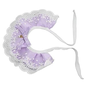 Qukaim Koronkowa Apaszka Lawendowa dla Zwierząt