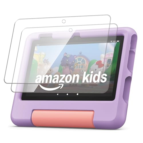 Ytuomzi Screen Protector for 7-inch Kids Tablet (2022), Tempered Glass Screen Protector Cover Film, [9H Hardness ] [Scratch-Resistant], 2 Pack