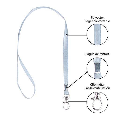 Set girocollo con chiusura a clip in metallo