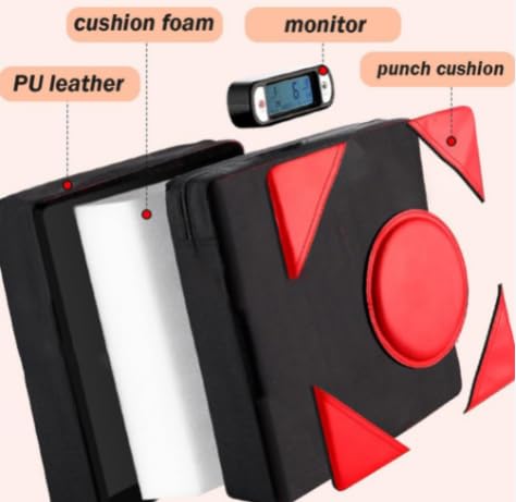 Machine de test de force de boxe électronique avec sac de frappe mural réglable