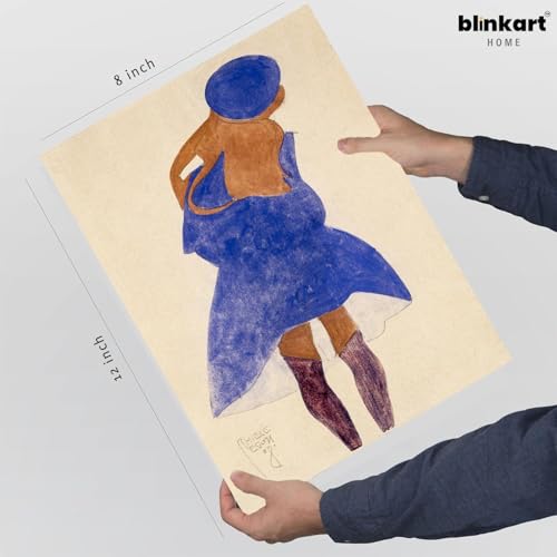 Image of BLINKART Jazz Music Aesthetic Modern Art Walls With Frame | Natural Wood Texture | Living Room Bedroom Office Wall Decoration | Poster Home Decor Frames Wall Bedroom | 12x8 Inches (D360)