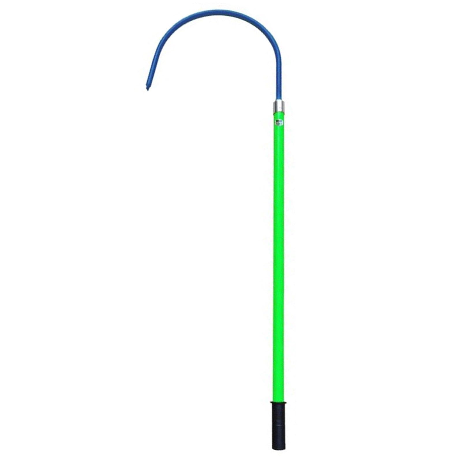 GHHVFEC High Voltage Insulated Rescue Hook - 10kV-110kV Safety Lifesaving Hotstick, Anti-Electrocution Electrical Rescue Tool, 3.3/5/6.6/9.8 Ft Safety Pole