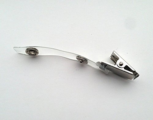 5 Clip Per Badge Con Fermaglio A Coccodrillo - Porta Tessere E Carte D'Identità, Ideali Per Lavoro Ed Eventi - Foto 8