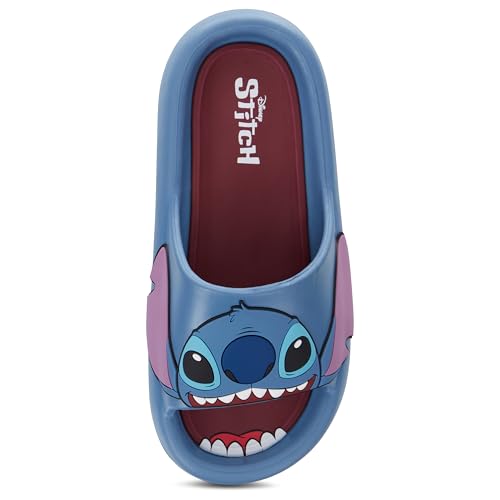 Disney Ladies Lilo and Stitch Slides - Ladies Classic Lilo and Stitch Slide Sandals Lilo and Stitch Slip On Slides Shoes4