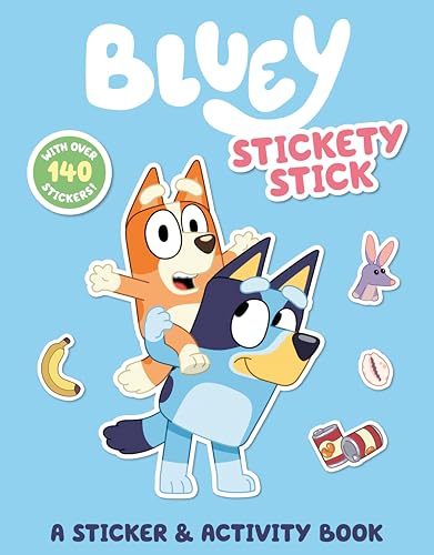 Bluey: Stickety Stick: A Sticker & Activity Book: with over 140 stickers