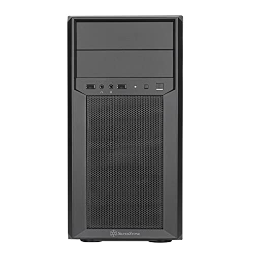 Image of Silverstone Technology FARA 313 Compact Micro-ATX Tower Chassis with Excellent Drive Compatibility and Dual USB 3.0 Ports, SST-FA313-B