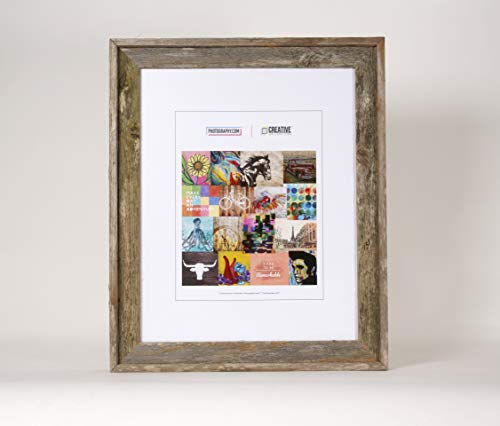 Picture Wall Art - Rustic Reclaimed Barnwood 16 X 20 Picture Frame - Proudly Made In The Usa! #TOP28