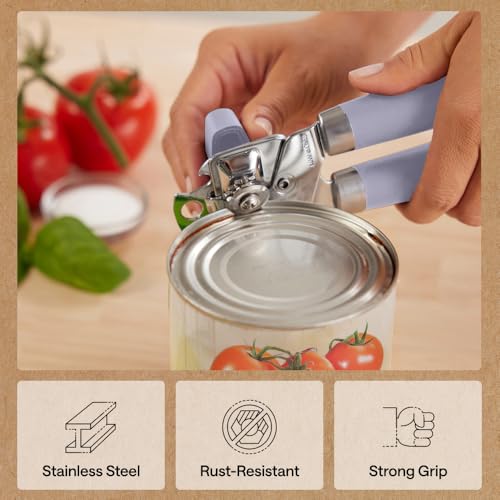 GORILLA GRIP Original Model Stainless Steel Manual Can Opener, Lavender - Image 5
