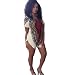 Blooming Jelly Women's Summer Style Loose Print T Shrit Dress Plus Size XL