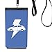 Energy Vehicles Protect Environment Pattern Phone Wallet Purse Hanging Mobile Pouch Black Pocket