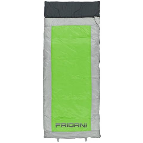 Fridani Kinderschlafsack QG 170 x 70cm Deckenschlafsack +6 °C Grün warm wasserabweisend waschbar Cover