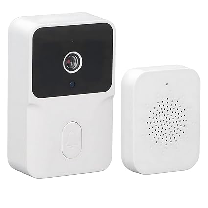 TRIDEO Wireless Doorbell with Camera and Video Call: Live Chat, Share with 10 Members, Auto Image Capture, Cloud Storage- Monitor and Secure Your Front Door Anytime, Anywhere