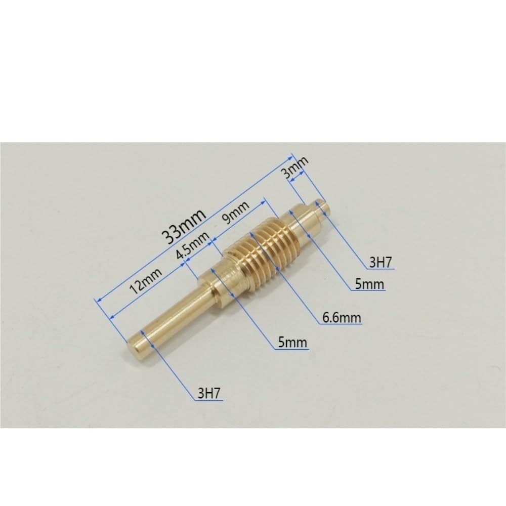 0.3 Module Copper Worm Gear Set 80:1 100:1 Reduction Ratio Worm Turbine Gear 0.3M 80 Teeth 100 Teeth Pinion M2 Screw Turbine Reducer(80 to 1)