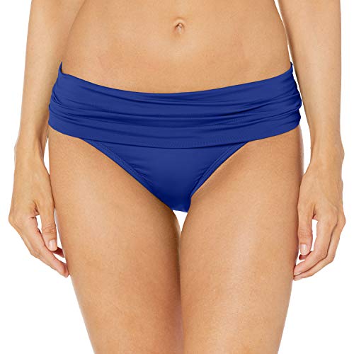 Image of La Blanca Women's Island Goddess Shirred Band Hipster Bikini Bottom
