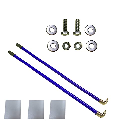 Suone Snow Plow Blade Marking Guide Kit Blue 20 '' 304 Stainless Steel Connector For Blizzard Boss Sno Way West Snow Plow More Pickups Suv Utv Atv #TOP3