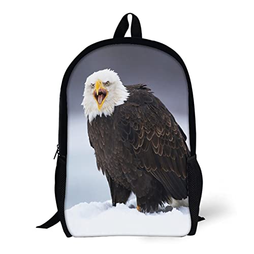 Sac à dos Eagle confortable avec grand format 17 pouces pour le collège - 5