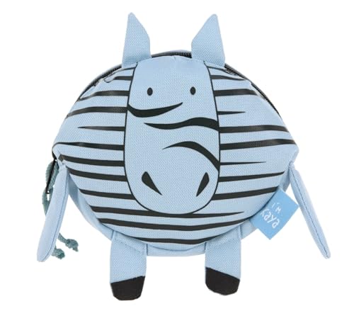 LÄSSIG Kinder Bauchtasche Gürteltasche ab 3 Jahre/Mini Bum Bag About Friends, Kaya Zebra, 14 cm