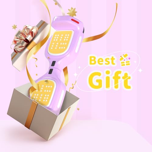 Image of SIMATE 6.5 inch Bluetooth Scooter, LED Lights & APP & Music Speaker, Long Battery Life, Gifts for Kids & Adults & Girls & Boys, for All Ages