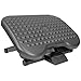 Mount-It! Ergonomic Footrest Adjustable Angle and Height Office Foot Rest Stool for Under Desk Support, 18 x 14 in, 3-Level Height Adjustment, Black (MI-7801)