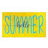 Summer Door Mat for Front Door Sunshine Welcome Doormat Non-Slip Washable Summer...