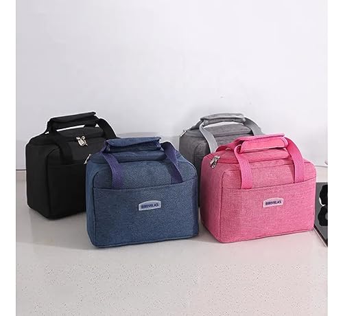 Bolsa Térmica Masculina Feminina Versátil Fitness Marmita (Rosa)