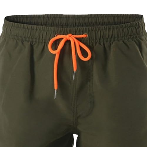 Men Classic Comfy Drawstring Short Pant Elastic Waist Outdoor Four-Corner Shorts Summer 5 Point Sport Beach Pants3