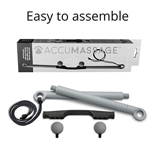 Body Back Accumassage - Dual Pressure Point Massage Tool & Massage Hammer - 2 In 1 Design - Shiatsu Neck Massager Tool, Golf Ball Percussion Massager For Deep Tissue #TOP4