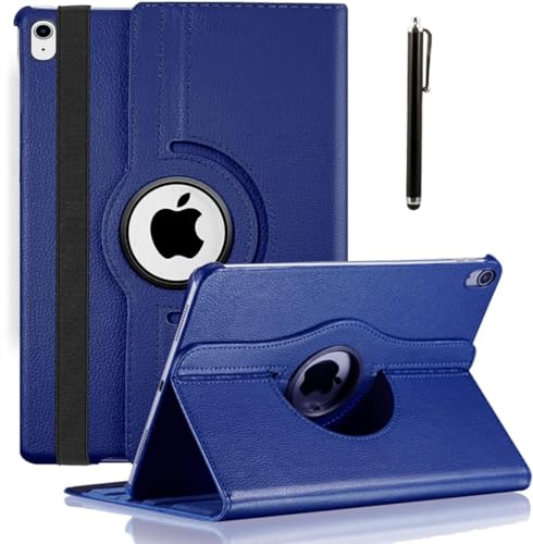Image of ProElite Cover for Apple iPad (A16) 11th /10th Gen (2025 /2022) Case Cover, 360 Rotatable Smart Flip Case Cover for Apple iPad 11th /10th Generation 2025 /2022 with Stylus Pen, Dark Blue