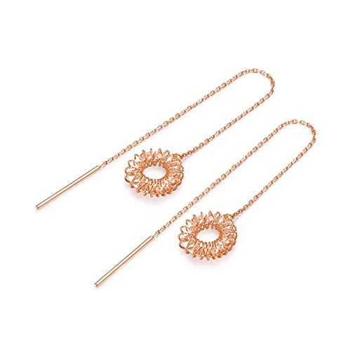 Daesar 18K Rose Gold Earrings Dangle Wedding Donuts Drop Earrings Wedding Rose Gold Earrings Dangle #TOP1