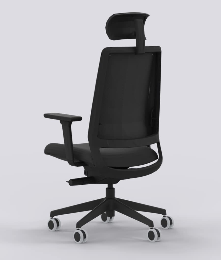 Silla de Oficina ergonómica Negra Top Gama Profesional Sense Silla o sillón de Escritorio