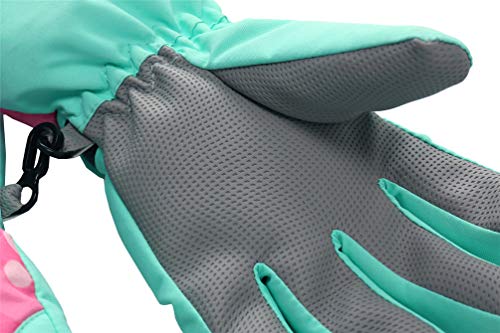 Hiheart Girls Winter Ski Gloves Waterproof Outdoor Thicken Glove4